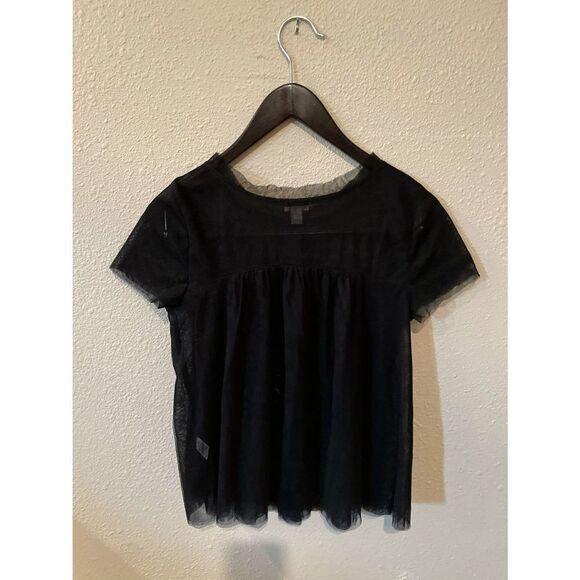 Hinge sheer top black xs - Picture 4 of 5